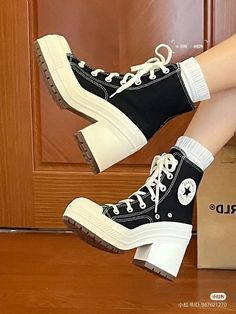 Boty Converse, Sepatu Platform, Fancy Shoes, Girly Shoes, Aesthetic Shoes, Swag Shoes