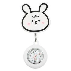 Description This nurse pocket watch is made of premium and durable material that is practical and long-lasting use. It is very practical, which can be suitable for women, nurses, doctors and students use. Lovely rabbit decor design also makes it a great gift for your friends who works in the hospital, can be used as clothes accessory. Features -Color: White. -Material: Silicone, stainless steel, glass mirror. -Size: About 11.00X5.00X2.00cm/4.32X1.97X0.79inch. -Manufactured with good quality mate Skeleton Pocket Watch, Pocket Compass, Mechanical Pocket Watch, Rabbit Decor, Minimalist Watch, In The Hospital, Metal Straps, Casual Watches, Watch Gifts