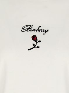 Cotton t-shirt with logo embroidery and front flock detail, crew neck, short sleeves.BURBERRYLogo T-shirtoversized fit Burberry Logo, Logo T, Crossbody Tote Bag, Loafer Sneakers, T Shirt Oversized, Knitwear Tops, Logo Embroidery, Trouser Jeans, Small Leather Goods