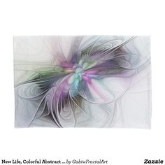 an abstract art piece is featured in this image with the text, new life colorful abstract fra