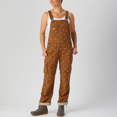 Front View Gardening Overalls, Mushroom Print, Duluth Trading Company, Gardening Outfit, Duluth Trading, Bib Overalls, Ripstop Fabric, Overalls Women, Trading Company