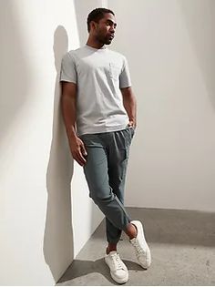 Мужские толстовки и свитшоты | Банановая республика Cargo Joggers, Wrinkle Free, Banana Republic, Normcore, The Incredibles, Elastic, Skin