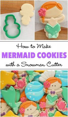 Cookie Decorating How To, Mermaid Sugar Cookies, Ocean Cookies, Sweet Sugarbelle Cookies, Hawaiian Girl, Cookies Cupcake, Mermaid Cookies, Beach Cookies, Sweet Sugarbelle