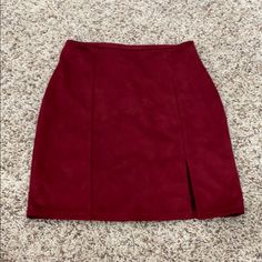 Velvet Pencil Skirt With Zipper In The Back, Never Worn Red Lined Mini Pencil Skirt, Red Mini Pencil Skirt With Lining, Red Pencil Skirt For Fall, Trendy Red Pencil Skirt, Red Lined Pencil Skirt Skort, Red Pencil Skort With Lined Skirt, Red Pencil Skirt Skort With Lined Skirt, Red Lined Pencil Skort, Red Skirt Aesthetic