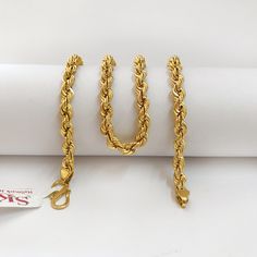 "Please contact us for any discounts or offers that are available on this item. We take absolute care of precious jewels are packed well so that there is no damage to the product. Your item will arrive in an elegant box, ideal for gifting to someone special. The weight of this chain in 18Kt Solid Gold & 22 Inches length :- 23.650 Grams Approximately Please Note :- Weight & price will vary depending upon the length required. Handling Time: We take handling time of 10 Business Days from th 22k Gold Link Chain Necklace As A Gift, Gold Chain Necklaces For Festivals, Rope Chain Link Jewelry For Gifts, 22k Gold Link Jewelry Gift, Formal Thick Yellow Gold Necklace, 22k Gold Chain Jewelry As Gift, 22k Gold Chain Jewelry Gift, Traditional Gold Plated Chain Necklace, Heavy Yellow Gold Necklace For Gift