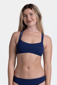 This top was designed in collaboration with beach volleyball pro Lauren Fendrick as a part of our beach volleyball collection. The Fendrick features a thick band around the ribcage for security and four parallel straps for maximum support while playing volleyball in the sand. Features: Good for: Beach Volleyball, Swim, Water Polo, Surfing, paddling, lifeguarding, ocean activities, pool activities, lifestyle Fixed-back straps Lined for maximum privacy Full coverage Medium/High impact Tagless for maximum comfort Chlorine proof Pill-resistant 2-way stretch Reinforced stitching Fabric Composition: Foreverever Fabric® 100% Polyester Elastic contains trace amounts of Latex Care Instructions: Hand wash cold Hang dry Do not iron, dry clean or bleach Sports Swimwear With Built-in Bra And Tank Straps, Sporty Swimwear With Padded Cups For Swimming, Sporty Padded Swimwear For Swimming, Sporty Strappy Stretch Swimwear, Sporty Strappy Swimwear For Workout, Strappy Sports Bra With Multiple Straps, Athleisure Sports Bra With Multiple Straps, Sports Bra With Multiple Straps, Sports Bra With Multiple Straps And Stretch