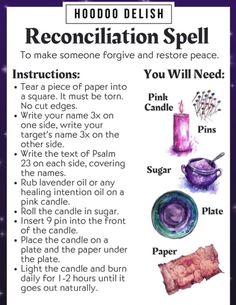 Reconciliation Spell Jar, Spells For Addicts, Unblocking Spells, Hoodoo Love Spell, Voodoo Spells Witchcraft, Reconciliation Spell, Energy Spell, Magical Herbs Witchcraft