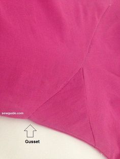 the bottom half of a pink fabric