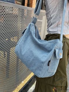 Bird in Bag - Fashionable Denim Tote Bag for School and Teens Trendy Denim Shoulder Satchel, Large Capacity Denim Crossbody Bag, Trendy Denim Shoulder Bag With Pockets, Trendy Denim Satchel For Everyday, Denim Blue Crossbody Shoulder Bag With Pockets, Trendy Everyday Denim Satchel, Trendy Denim Blue Bag With Zipper Pocket, Trendy Denim Blue Travel Bags, Denim Crossbody School Bag