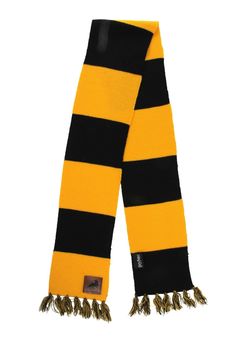 PRICES MAY VARY. STRIPEY AND SPELLBINDING: Delight HARRY POTTERâ„ fans of all ages with this luxuriously soft and beautifully detailed Harry Potter HUFFLEPUFFâ„ Patch Striped Scarf by elope FUN ALL YEAR ROUND: Great for gifts, costuming, cosplay, or whimsical wear all year round FOR KIDS AND ADULTS: Safety tested for ages 3+; Sized to fit most kids and adults LICENSED: Officially licensed merchandise EXCELLENT QUALITY: Designed for you with love and laughter by the elope team in Colorado Springs Scarf Harry Potter, Hufflepuff Costume, Shrieking Shack, Three Broomsticks, Hufflepuff House, Harry Potter Cosplay, Harry Potter Hufflepuff, Harry Potter Gifts, Harry Potter Gryffindor