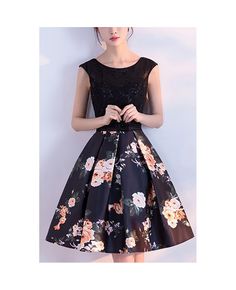 Get 10% off now! Buy floral printed short black homecoming dress sleeveless at cheap price online. Free stable shipping and pro custom service since 2009. Floral Print Sleeveless Mini Dress For Party, Black A-line Dress For Homecoming, Spring Homecoming A-line Sleeveless Dress, Black Sleeveless Homecoming Dress, Fitted Black Sleeveless Dress For Prom Season, Black Sleeveless Evening Dress For Prom, Black Sleeveless Evening Dress For Prom Season, Black Sleeveless Mini Dress For Prom Season, Black Sleeveless Mini Dress For Prom