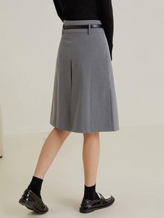 This is a feminine and romantic skirt by LANGSON that is made out of high quality polyester 100% fabric. With design detail of pleated detail for flared silhouette, it gives a trendy and feminine look. - Flared silhouette with overall pleats- Double belt loop on the waist- Feminine and modern mood Fitted A-line Pleated Mini Skirt, Formal A-line Bottoms With Box Pleat, Elegant A-line Gathered Skirt, Fitted Accordion Pleats Skirt For Workwear, Fitted Midi Skirt With Accordion Pleats, Accordion Pleated Midi Skirt, Elegant Spring Mini Skirt With Accordion Pleats, Fall A-line Skirt With Pleated Hem, Office A-line Pleated Bottoms