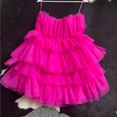 Short Tulle Strapless Dress Size Medium Perfect For A Fun Night Out Or Special Event! Tulle Party Dress, Pink Tulle, Pretty Pink, Special Event, Pretty In Pink, Special Events, Pink Ladies, Strapless Dress, Night Out