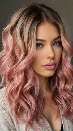 Chic 51 Pink Hair Ideas: Natural Highlights for Pink And Purple Hair Highlights 🌺 Pink And Purple Hair Highlights, Pixie Cut With Highlights, Pink And Purple Hair, Purple Hair Highlights