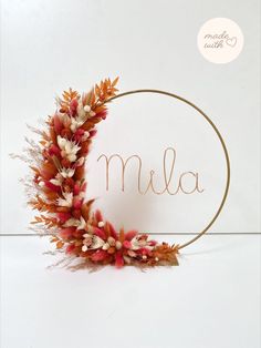 Droogbloemen namenhoepel Boho Flower Hoop, Wedding Hoop Backdrop Dried Flowers, Metal Flower Hoop, Metal Ring Wreath Dried Flowers, Gold Hoop Dried Flower Wreath, Hoop Wreath, Flower Power, Florist, Frame