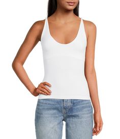 From Free People, this cami features:scoop necklineSleevelessEssential basic cami form fittingSeamlessStretch fitFull-lengthPullover constructionNylon/ElastaneMachine Wash/ Line DryMade in the USA. Scoop Neck Tank Top With Built-in Bra, White Scoop Neck Tank Top With Built-in Bra, Elastane Camisole With Built-in Bra, Basic Cami Tank Top With Built-in Bra, Summer Shapewear Camisole With Built-in Bra, Basic Camisole With Built-in Bra, Shapewear Tank Top With Built-in Bra And Wide Straps, Camisole With Built-in Bra And Minimal Stretch, Basic Tank Top With Spaghetti Straps And Built-in Bra