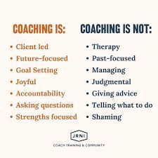 coaching is not the same thing as it does in other things that are difficult to do