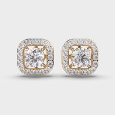 Round Cut Lab Grown Diamond Stud Earrings, Solitaire Studs For Her 14k Solid White Gold Lab Grown Diamond Earrings Lab Grown Diamond Jewelry ✤ Center Stone Details:   ↦ Type: Lab-Grown Diamond ↦ Color: E ↦ Clarity: VVS ↦ Shape: Round Cut ↦  Weight: 1.00+1.00  ↦ Making Process: Handmade - Crafted by our experienced team ✤ Side Stone Details: ↦ Type: Lab-Grown Diamond ↦ Shape: Round ↦Weight: 32 pieces = (1.00mm ) - 0.32 ↦ Clarity: VVS ✤ 𝐂𝐞𝐫𝐭𝐢𝐟𝐢𝐜𝐚𝐭𝐢𝐨𝐧𝐬:    We provide IGI certification which is the chargeable service, message us for more details. ↦ Alternative names of Lab Grown Diamonds are 𝐂𝐕𝐃, 𝐇𝐏𝐇𝐓, 𝐆𝐫𝐞𝐞𝐧 𝐃𝐢𝐚𝐦𝐨𝐧𝐝, 𝐄𝐭𝐡𝐢𝐜𝐚𝐥 𝐝𝐢𝐚𝐦𝐨𝐧𝐝, 𝐄𝐜𝐨-𝐅𝐫𝐢𝐞𝐧𝐝𝐥𝐲 𝐃𝐢𝐚𝐦𝐨𝐧𝐝, 𝐄𝐚𝐫𝐭𝐡𝐅𝐫𝐢𝐞𝐧𝐝𝐥𝐲 𝐃𝐢𝐚𝐦𝐨𝐧𝐝. ✤ 𝐒𝐩𝐞𝐜𝐢𝐚𝐥𝐭𝐲 𝐚𝐧𝐝 𝐍𝐨 14k White Gold Halo Earrings, Yellow Gold Halo Drop Earrings, Elegant Yellow Gold Earrings With Halo Setting, Elegant Gold Earrings With Halo Setting, Gold Earrings With Halo Setting, Luxury Yellow Gold Earrings With Halo Design, Classic Yellow Gold Earrings With Halo Design, Formal Yellow Gold Cluster Earrings With Halo Setting, Elegant Gold Cluster Halo Earrings