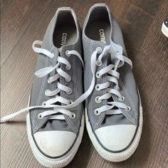 Brand New Converse Grey Converse Aesthetic, Gray Low-top Canvas Shoes For Spring, Spring Gray Sneakers With Speckled Midsole, Gray Converse Sneakers With Speckled Midsole, Grey Converse, New Converse, Shoes Grey, Women's Converse, Converse Sneakers