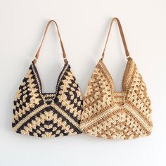 Elena Handbags Patterned Straw Woven Tote Bag Stylish Shoulder Bag, Woven Tote Bag, Handbag Pattern, Straw Tote, Straw Bags, Raffia Bag, Denim Bag, Large Fashion, Knitted Bags