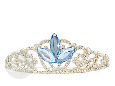 Princess crown Light Blue Tiara, Cinderella Decor, Cinderella Crown, Cinderella Tiara, Princess Birthday Outfit, Blue Tiara, Cinderella Party, Cinderella Birthday, Crystal Tiara