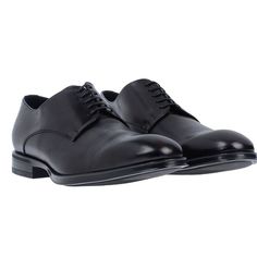 Elevate Your Formal Wear With These Sleek Black Dress Shoes From Sergio Rossi. Designed For The Modern Man, These Shoes Feature A Comfortable Fit And A Sophisticated Look. With A Size Of 11.5 In The Us Shoe Size, You're Sure To Find The Perfect Fit For Your Feet. The Brand Is Known For Their High-Quality Footwear, Making These Shoes A Great Investment For Any Wardrobe. The Black Color Adds A Timeless Touch To Any Outfit, Making Them Versatile For Any Occasion. Perfect For The Office Or A Special Modern Cap Toe Lace-up Shoes For Formal Occasions, Modern Black Lace-up Shoes For Formal Occasions, Modern Formal Lace-up Shoes With Leather Sole, Modern Formal Lace-up Shoes With Brogue Detailing, Modern Formal Calf Leather Lace-up Shoes, Elegant Business Casual Leather Shoes With Textured Sole, Modern Formal Lace-up Shoes With Almond Toe, Modern Almond Toe Lace-up Formal Shoes, Elegant Calf Leather Lace-up Shoes For Formal Occasions