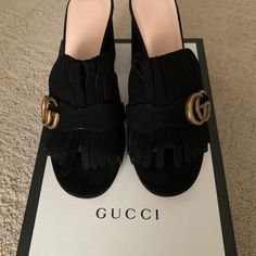 Very Rare Brand New Gucci Sandals. Purchased For Over $1k After Tax. No Price Discount. Gucci Formal Summer Mules, Summer Formal Gucci Mules, Gucci High Heel Mules With Branded Heel Counter, Gucci Designer High Heel Mules, Gucci Elegant High Heel Mules, Elegant Gucci High Heel Mules, Designer Open Heel Mules With 4-inch Heel, Gucci Leather Mules For Evening, Chic Gucci Mules For Evening