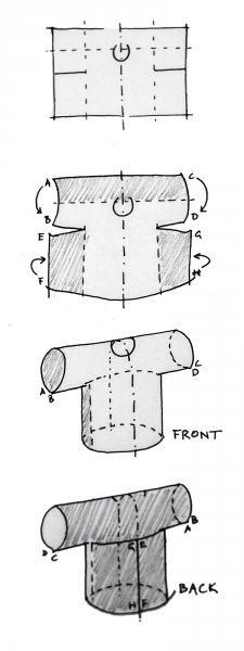 the diagram shows how to make an origami box with two sides and one end