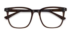 Clear Brown square eyeglasses available in variety of colors to match any outfit. These stylish full-rim, large sized acetate eyeglasses include free single-vision prescription lenses, a case and a cleaning cloth. Double Stud, Glasses Inspiration, Brown Glasses, Mens Glasses Frames, Clear Glasses, Cute Glasses, Stylish Glasses, Prescription Eyeglasses, Sunglasses & Glasses