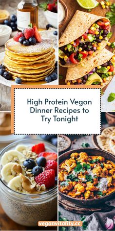 high protein vegan dinner recipes to try tonight