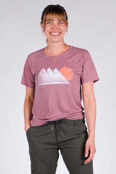 Traverse Tek Tee - Women’s T-Shirts | Belong Designs Athletic Fits, The Journey, Moisture Wicking, Womens Tees, T Shirts, T Shirt