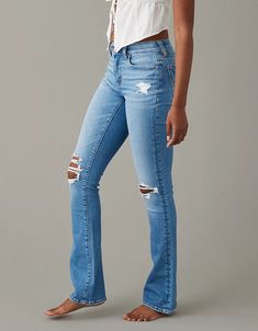 AE Stretch High-Waisted Skinny Kick Jean High Waisted Flares, American Eagle Jeans, Fantasy Fashion, Boho Outfits, High Waist Jeans, Clothing Items, Women's Jeans, American Eagle Outfitters, American Eagle