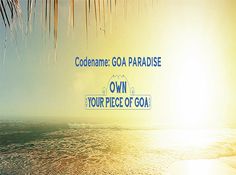 an advertisement for the ocean is shown in blue and yellow