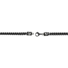 Add a cool new element to your daily look with this black ion-plated stainless steel franco chain bracelet.Click on this JEWELRY & WATCHES GUIDE to learn about fit, styles, materials and more! Length: 8.5 in. Chain type: franco Metal: stainless steel Plating: black ion-plated Finish: polished Packaging: boxed Please note, due to the high value of this item, a signature may be required upon delivery. Size: 8.75. Gender: male. Age Group: adult. Black Metal Chain Bracelet With Stainless Steel Clasp, Black Cuban Link Curb Chain Jewelry, Black Cuban Link Jewelry With Curb Chain, Black Curb Chain Bracelet As Gift, Black Cuban Link Bracelet As Gift, Black Adjustable Chain Link Bracelet, Black Stainless Steel Bracelet With Adjustable Chain, Black Metal Bracelet With Lobster Clasp, Black Metal Bracelets With Lobster Clasp