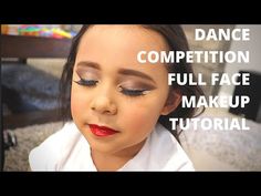 Dance Competition Eye Makeup, Dance Makeup Competition Smokey Eye, Stage Eye Makeup Dance, Stage Make Up Dancer, Cheer Competition Makeup Natural, How To Do Stage Makeup, Dance Recital Makeup Toddler, Dance Competition Makeup Tutorial