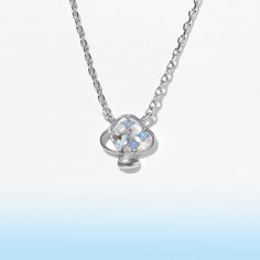 Add some magic to your jewelry collection with our Blue Shroom Necklace. This necklace is so cute worn on its own or styled with your favorite GC pieces. One Image, Jewelry Companies, In The Garden, Silver Necklaces, The Garden, So Cute, Jewelry Collection, Two By Two, Gold Necklace