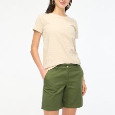 7" classic chino short Relaxed Fit Solid Bermuda Shorts, Solid Color Relaxed Fit Bermuda Shorts, Classic Relaxed Fit Solid Shorts, Classic Relaxed Fit Bermuda Shorts In Solid Color, Classic Solid Bermuda Shorts, Classic High-waisted Bermuda Shorts With Relaxed Fit, Classic High-waisted Bermuda Shorts, Classic Short Length Tops For Spring, Classic Relaxed Fit Bermuda Shorts