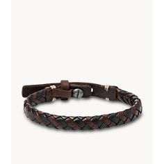 Our brown and black braided leather cuff is a must-have accessory for any man. Black Leather Casual Wristband, Casual Black Leather Wristband, Modern Adjustable Braided Bracelets With Leather Strap, Masculine Adjustable Black Band Bracelets, Black Braided Bracelets For Everyday, Masculine Black Band Adjustable Bracelet, Modern Brown Leather Wristband, Everyday Black Braided Bracelets, Casual Black Leather Bracelets