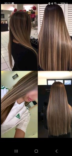 Light Brown Highlights On Dark Hair Straight, Blonde Balayage On Dark Hair Straight, Babylights On Brown Hair, Light Brown Hair With Highlights Straight Long Layered, Cool Toned Highlights, Hair Idea, Hair Extensions Brown, Blonde Highlights Brown Hair, Highlights Dark Hair