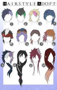 the hair styles for anime characters