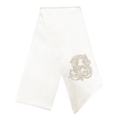 From memorable school dances to wedding day décor, we have created a beautiful snow-white sateen sash as a lovely addition to any special occasion bouquet. Available in two sizes, one is our standard and the other is our longer, wider sash. We are happy to work with you on any customizations and can also work with Shuler Monogram for a custom font. If purchasing a monogram through Shuler, please use this link. Email sales@figanddove.com for more information. When ordering two sashes for double d Elegant White Sashes For Ceremony, White Formal Sashes With Ribbon, Elegant White Ceremony Sashes, White Satin Sashes For Formal Occasions, Pew Markers, Wreath Sash, White Sash, Beautiful Snow, School Dances