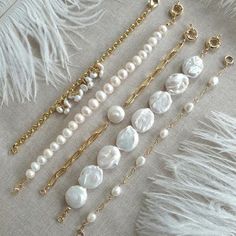 Cheap Pearl Chain Beaded Bracelets As Gift, Cheap White Hand Wrapped Beaded Bracelets, Luxury Adjustable Pearl Bracelet With Gemstone Beads, خواتم خطوبة, Real Pearl Bracelet, Baroque Pearls Jewelry, Coin Pearl Necklace, Baroque Pearl Pendant, Wedding Bracelets