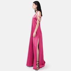 Float effortlessly in the Breeze Strap Satin Maxi Dress, a rich and stunning pink design crafted from luxurious European satin. With stylized shoulder straps and a fluid silhouette, this dress shimmers with every step, making it perfect for warm-weather soirées. Sustainably made in Australia, it's as breathable and durable as it is glamorous, offering timeless elegance with ease. Slip on 97% Polyester Satin, 3% Spandex Made in Australia Gentle Wash Do Not Dry Clean Satin Maxi, Satin Maxi Dress, Gifts For New Mums, Pearl Jewellery Earrings, Pink Design, Pink Maxi Dress, Polyester Satin, Fine Jewelry Gift, Pink Satin