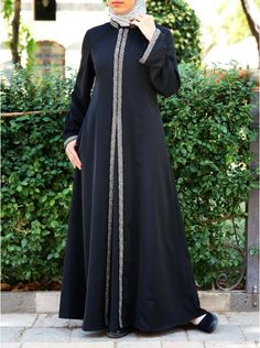 Romantic Profile, Abaya Gown, Hijab Design, Model Gamis, Exquisite Gowns, Mode Abaya