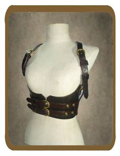 Leather Ladies Strap Belt | Etsy Fitted Harness With Adjustable Straps, Adjustable Strapped Harness For Cosplay, Gothic Adjustable Corset Belt With Belt Included, Adjustable Gothic Corset Belt With Included Belt, Adjustable Belt Harness For Cosplay, Adjustable Leather Harness With Belt, Adjustable Strapped Gothic Harness, Adjustable Strapped Harness With Belt, Leather Strapped Harness With Belt