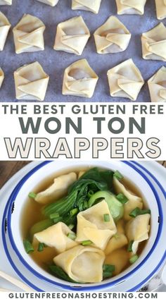 the best gluten free wonton wrappers