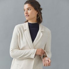 Knit Longline Blazer | Nuuly Rent East Coast Fashion, Girl Silhouette, Office Fashion Women, California Style, Office Fashion, Long A Line, Fashion Women, Cool Girl, Interview