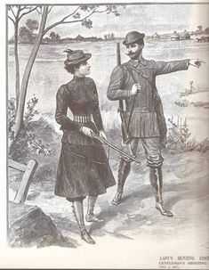 An 1893 Hunting Suit, from Harper’s Bazaar | It's All About The Dresses! 1900 Women, Hunting Suit, Harper’s Bazaar, Harpers Bazaar, Hunting, England, Google Search, Pants, Trousers