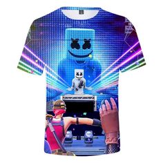 Fortnite Marshmello Short Sleeve T shirt available in T-shirt, hoodie, tank top, longsleeve, multi color and size S M L XL XXL 3XL 4XL 5XL. Shipping from the US. Easy 30 day return policy - Shop now! 6.1-ounce, 100% cotton .Double-needle neck, sleeves and hem; Roomy Unisex Fit. Ash is 99% cotton, 1% poly; Sport Grey is 90% cotton, 10% poly; Dark Heather is 50% cotton, 50% polyester .Decoration type: Digital Print. Made by Gildan Multicolor Hip Hop Tops With Letter Print, Hip Hop Multicolor Crew Neck Tops, Multicolor Hip Hop Crew Neck Top, Multicolor Hip Hop Short Sleeve Tops, Multicolor Crew Neck Hip Hop Top, Multicolor Short Sleeve Hip Hop Top, Hip Hop Multicolor Crew Neck T-shirt, Blue Crew Neck Top With Printing, Blue Printed Crew Neck Top