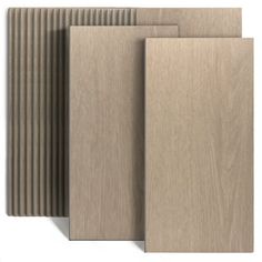 four different types of wood panels